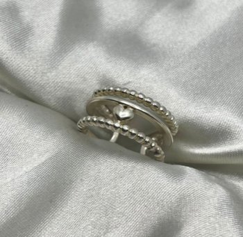 ANEL CORAÇÃO PRATA 925