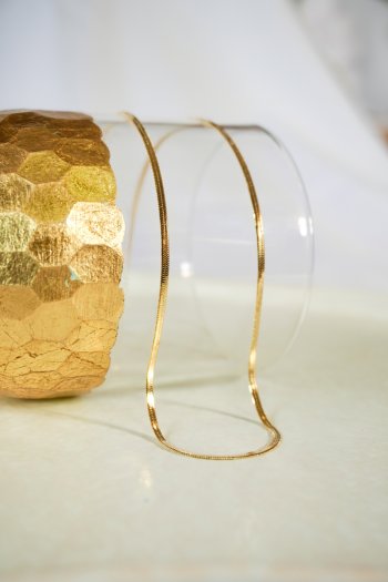 Colar Corrente Fita Dourada Essence