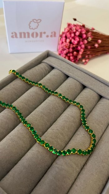 Choker Riviera Verde